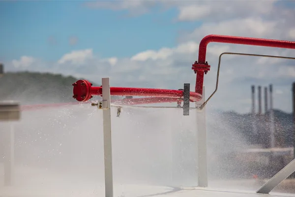 MEDIUM VELOCITY WATER SPRAY SYSTEM